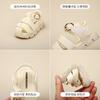 Verão Novo Candy Color Meninas Sandálias Solid Color All-match Toddler Shoes Um Ano de Idade Baby Shoes Meninos Shoes