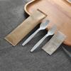Set Desechable de Cuchillo, Tenedor y Cuchara, Set de Cuatro Piezas Biodegradable de Almidón de Maíz, Palillos, Cucharas, Tenedores, Vajilla para Llevar, Comercial