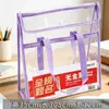 Bolsa Tote Transparente Personalizada 0-Metal para Provas, Estojo Impermeável para Provas de Ensino Médio e Vestibular, Porta-Canetas, Bolsa para Documentos