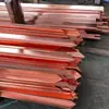 Acero Recubierto de Cobre con Descuento, Acero Plano Chapado en Cobre, Conductores de Bajada para Pararrayos, Cables de Puesta a Tierra Horizontales, Barras de Puesta a Tierra Horizontales de Acero Plano Recubierto de Cobre