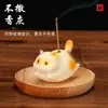 Adorno de quemador de incienso de gato lindo para decoración de mesa de té interior del hogar, soporte de incienso de mascota de té, nuevo modelo de gato auspicioso