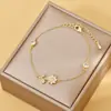 Pulseira da Moda 2023 para Mulheres com Design Exclusivo e Toque de Luxo, Joias de Girassol, Pulseira de Margarida Pequena, Girassol