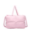 Chaqueta acolchada de algodón Bolso de mano de gran capacidad para mujer Verano 2024 Estilo coreano Nueva moda Bolso de hombro casual versátil Bolso bandolera
