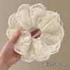 Scrunchie Estilo Preguiçoso de Verão 2025 para Mulheres, Elástico para Rabo de Cavalo, Cordão de Cabelo de Alta Qualidade, Acessório de Cabelo Estilo Coreano