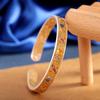 O personagem pé de prata 999.9 ouro esmalte elefante auspicioso pulseira abertura maré nacional pulseira de prata feminina pulseira