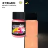 Polvo Luminoso Fluorescente de Alto Brillo de Larga Duración de 12 Colores Transfronterizo Polvo Fluorescente Pigmento Luminoso Aceitoso para Manualidades con Resina Epoxi DIY 20g