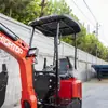 Fornecimento de mini escavadeiras hidráulicas de esteira, retroescavadeiras a diesel de 1 tonelada e miniescavadeiras para detonação e escavação de valas