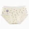 Calzones de Algodón Suave, Lindos, Estampados, Amigables con la Piel, para Niñas, 10A, Antibacterianos, Entrepierna Extendida, Elásticos, Sin Costuras, de Cintura Media, 100% Algodón, para Estudiantes
