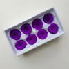 Cabeças de Flores de Rosa Eterna de Yunnan São um Item Essencial para Recém-Casados. Rosas Eternas Grau B, 4-5cm, 8 Flores, em Estoque, 50 Cores, Atacado