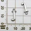 Aleación de Zinc 26 Letras Mayúsculas del Alfabeto Inglés A-Z Colgante Pequeño Pulsera DIY Collar Llavero Accesorios de Joyería Colgante