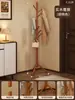 Perchero Sencillo de Madera Maciza, Perchero de Pie para Dormitorio, Perchero de Pie para Uso en Dormitorios y Hogar, Barra para Colgar Bolsas de Almacenamiento Interior