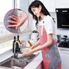 Delantal a Rayas Lavable a Mano Cocina Impermeable y a Prueba de Aceite Delantal de Cocina Bolsillo Grande con Solapa Pantalones Resistentes a las Manchas Ropa de Trabajo Ajustable