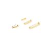 Broche de seguridad giratorio con retención de color de 14K, soporte inferior de cobre, hecho a mano, hebilla para ramillete, pin, broche para ropa DIY