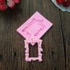 Flip sugar mold European lace window lace cake silicone molde bolo de chocolate molde ferramentas de cozimento