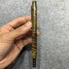 Pluma de Firma Yinjin Seda Bambú Pluma de Firma Ébano Veteado de Madera Zhen Nan Pluma Estilográfica de Doble Uso para Regalo o Uso Personal