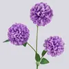 Flor Artificial Hortensia Morada Rosa Flor Artificial Decoración Arreglo Floral Sala de Estar Decoración Boda Diseño Auditorio Flor Falsa Fábrica Venta al Por Mayor
