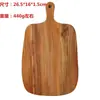 Suministro Exclusivo Transfronterizo de Tablas de Cortar de Madera de Acacia para Uso Doméstico, Tablas de Madera para Filete Estilo Occidental, Platos de Madera Largos para Pan, Frutas y Pizza