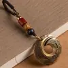 Pingente de Chave de Carro de Latão Time-to-Time Chaveiro de Transferência Segura Personalidade Criativa Masculino e Feminino Joia de Bolsa de Alta Qualidade