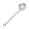 Colador malla de acero inoxidable fuga cuchara espumadera hogar olla caliente cuchara de pimienta separación de escoria cocina frito pantalla de filtro cuchara filtro de aceite