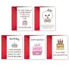 Compra Directa Transfronteriza de Tarjetas de Felicitación Interesantes, Divertidos Juegos de Tarjetas de Dibujos Animados Humorísticos con Sobres, Tarjetas en Blanco para Mensajes Escritos a Mano