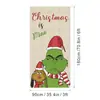 Amazon Transfronterizo Cubierta de Puerta Navideña Merrychristmas Elementos de Grinch Bandera Colgante Cortina de Puerta