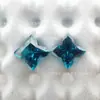 Trevo de Quatro Folhas Colorido Corte Radiante Zircônia Pedra Solta Zircônia Cúbica Acessórios de Joias Transfronteiriços Acessórios de Pedras Preciosas