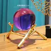 Artesanía de Lujo Ligero Bola de Cristal Adornos Metálicos Sala de Estar Escandinava Gabinete de Vino Oficina Sala de Modelos Decoraciones para el Hogar