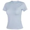 Verano Transfronterizo para Mujer Pilates Running Fitness Cuello Redondo Adelgazante Elástico Mangas Cortas Deportivas