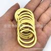 Fabricantes directos en stock anillo plano negro mate anillo plano llavero de oro llavero de oro kc llavero cromado