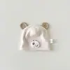 Gorro para Bebé Yipan de 0 a 6 Meses, Gorro Suave de Doble Capa para Otoño e Invierno, Gorro Unisex para Bebé, Gorro de Punto para Bebé