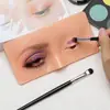 Tablero de Práctica de Maquillaje Facial Popular en la Nube Transfronterizo Mano de Práctica de Cuero de Silicona con Forma de Rostro Humano Tablero de Práctica de Maquillaje Pintura de Maquillaje para Ojos Sombra de Ojos Práctica de Cejas