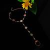 Pulseira de Dedo Flor de Zircônia Transfronteiriça Moda Europeia e Americana Pulseira de Diamante de Água Pulseira Pulseira Feminina