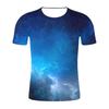 Código europeo para hombre Amazon verano para hombre chaqueta digital 3D cielo estrellado estampado camiseta para mapear se puede configurar fábrica directo
