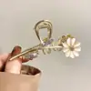 Pinza para el Cabello Grande con Lazo Estilo Coreano Pasador para Moño Pinza de Tiburón Accesorio para el Cabello de Mujer Cinta