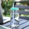 Nueva Taza de Café de Verano, Taza de Té con Leche, Aspecto Elegante, Taza con Popote Resistente a Altas Temperaturas, Taza Portátil para Llevar para la Oficina