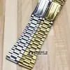 Accesorios para reloj pulsera vieja de acero inoxidable correa de acero para reloj hebilla desplegable pulsera plana 12/14/18/20mm