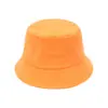 Sombrero de Pescador de Color Sólido de Algodón Puro con Bordado y Texto Impreso, Sombrero Publicitario, Uso Reversible, Adecuado para Jardín de Infancia, Viajes, Sombrero de Cubo para Niños, Versátil para Adultos