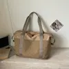 Bolsa de viagem muito estilosa e leve, bolsa de armazenamento para maternidade, bolsa de mão para negócios, bolsa esportiva e de fitness masculina com separação seco-úmido