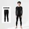 Ropa de Compresión para Entrenamiento Infantil Otoño e Invierno Secado Rápido Conjunto para Niños Corte Ajustado Fitness Baloncesto Conjunto Deportivo para Correr Niños