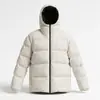 Chaqueta de Plumón Personalizada OEM para Hombre 90% Plumón de Pato Blanco Abrigo Outdoor con Capucha para Esquí Uniforme de Grupo con Logo Bordado Personalización