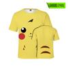 AliExpress Amazon Verão 3D Impressão Digital Expressão dos desenhos animados Street City Flow Crewneck Pullover Personalização da camiseta