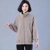 Chaqueta Nueva de Cachemir de Invierno para Mujer Chaqueta Gruesa Cálida de Cachemir Acolchada de Algodón Estilo Occidental Holgado con Capucha Cachemir de Grano Traje de Madre