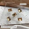 Pedras de Strass para Unhas K9 Cubo de Açúcar, Coloridas Irregulares Pontiagudas Dazzling, Retangular de Ângulo Reto 6*8 Diamantes para Unhas Acessórios Pequenos DIY