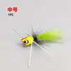 Mosca Egret Blanca - Nueva mosca popper flotante para pesca con mosca, adecuada para trucha y lobina
