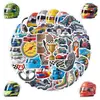 50 Piezas de Pegatinas de Graffiti Fi Racing para Teléfonos Móviles y Equipaje, Pegatinas Decorativas Impermeables, Pegatinas Decorativas DIY Fi Racing