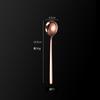 Cuchara de acero inoxidable 304 cuchara redonda coreana cuchara para comer doméstica cuchara cuchara mango largo chapado en titanio dorado cuchara para bibimbap personalización