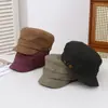 Boina Estilo Japonês Lisa para Mulheres, Outono e Inverno, Boina Vintage, Chapéu de Cavaleiro Desgastado, Boné de Beisebol Tendência Atacado
