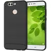 Capa para Celular Huawei Nova2Plus Huawei Nova2+ Padrão Fibra de Carbono Silicone Anti-Queda Capa Protetora para Celular