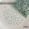 Rhinestones Cuadrados de Circonia para Decoración de Uñas Brillantes de Fondo Plano Corte Fantasía Cuadrado Rhinestones Decoración de Uñas de Dedo Usable Materiales Accesorios