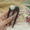 Herramienta Perezosa para Peinar el Cabello 2026 Nuevo Modelo Peine de Inserción de Cuatro Dientes Pasador Fijo Invisible Palillo para el Cabello en Forma de U Peine Versátil Accesorio para el Cabello
